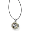 Brighton Spin Master Convertible Locket Necklace Silver-Gold Outlet
