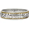 Brighton Spin Master Hinged Bangle Silver-Gold Fashion