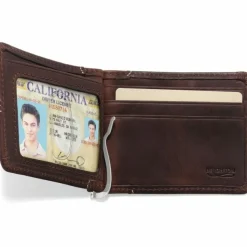 Brighton Spokane Freshwater Money Clip Brown Outlet
