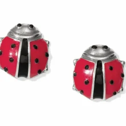 Brighton Spring Ladybug Mini Post Earrings Multi New