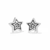 Brighton Star Rocks Mini Post Earrings Silver Clearance