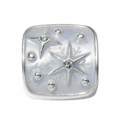 Brighton Starflakes Bead Silver-White Sale