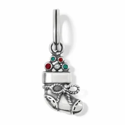 Brighton Stocking Stuffer Charm Silver-Multi Fashion