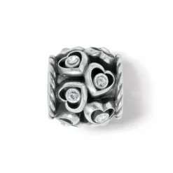 Brighton Stolen Hearts Bead Silver Clearance