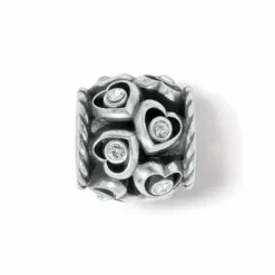 Brighton Stolen Hearts Bead Silver Clearance