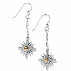 Brighton Sunglow French Wire Earrings Silver-Gold Hot
