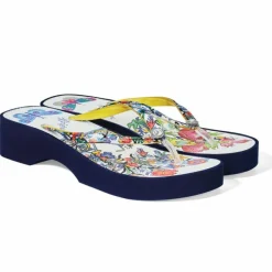 Brighton Sunny Wedge Flip Flops Multi Online