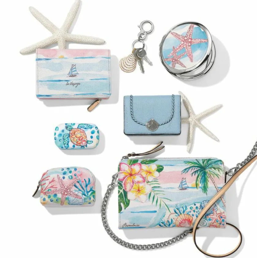 Brighton Sunset Cove Handbag Fob Gold New