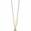 Brighton Sunset Cove Pearl Necklace Gold-Pearl Discount