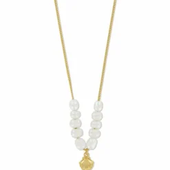 Brighton Sunset Cove Pearl Necklace Gold-Pearl Discount