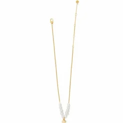 Brighton Sunset Cove Pearl Necklace Gold-Pearl Discount
