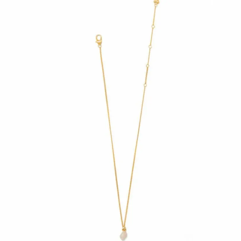 Brighton Sunset Cove Petite Poli Necklace Gold New