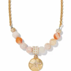 Brighton Sunset Cove Short Necklace Gold-Pink Sale