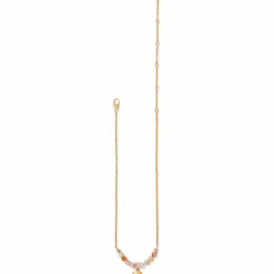 Brighton Sunset Cove Short Necklace Gold-Pink Sale