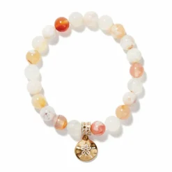 Brighton Sunset Cove Stretch Bracelet Gold-Pink Discount