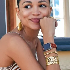 Brighton Sutton Braided Leather Watch Band Best