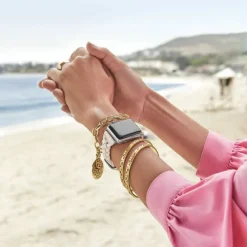 Brighton Sutton Braided Leather Watch Band Best