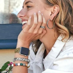 Brighton Sutton Braided Leather Watch Band Best