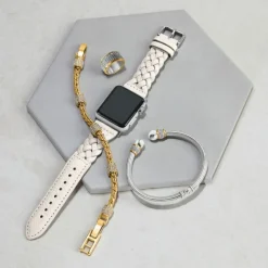 Brighton Sutton Braided Leather Watch Band Best