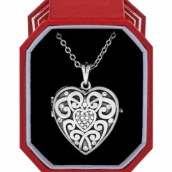 Brighton Sweet Memory Locket Necklace Box Set Silver Discount