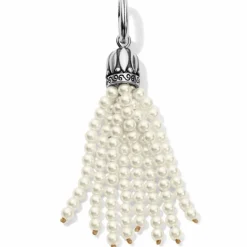 Brighton Tahlia Pearl Tassel Amulet Silver-Pearl Clearance