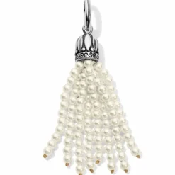 Brighton Tahlia Pearl Tassel Amulet Silver-Pearl Clearance