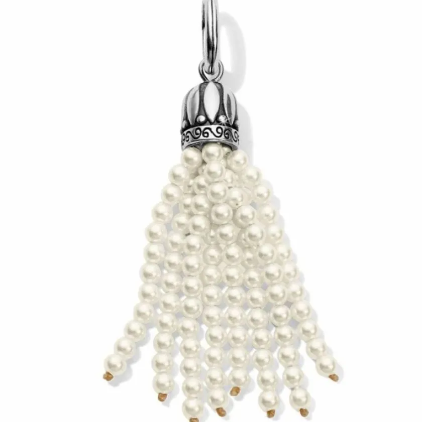 Brighton Tahlia Pearl Tassel Amulet Silver-Pearl Clearance