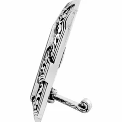 Brighton Tango Square Clock Silver Best