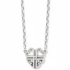 Brighton Taos Heart Necklace Silver Fashion