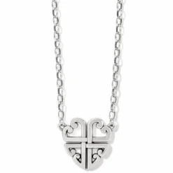 Brighton Taos Heart Necklace Silver Fashion