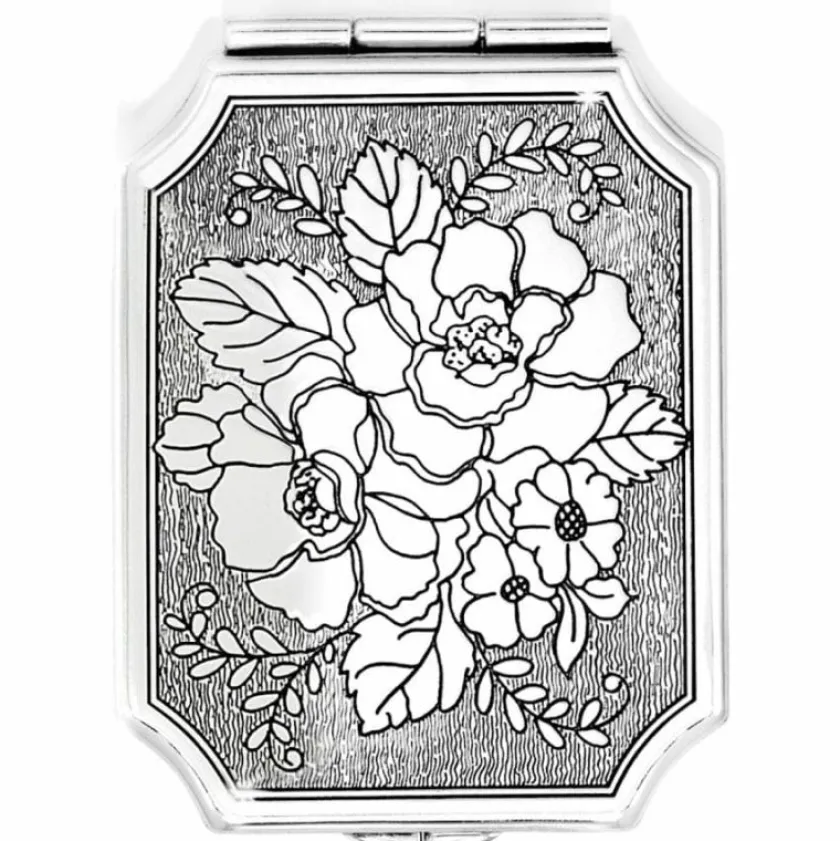 Brighton Tapestry Compact Silver Sale