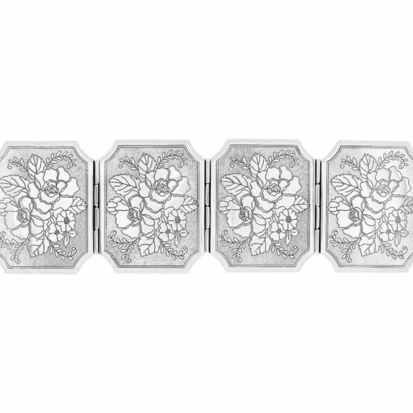 Brighton Tapestry Four-Picture Frame Silver Hot