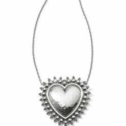 Brighton Telluride Heart Necklace Silver Fashion