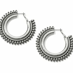 Brighton Telluride Hoop Earrings Silver Fashion