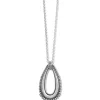 Brighton Telluride Peak Open Teardrop Necklace Silver Sale