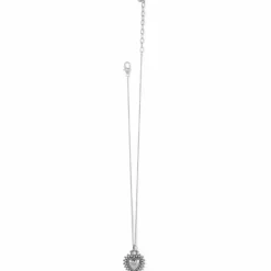 Brighton Telluride Small Heart Necklace Silver Clearance