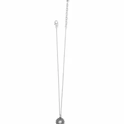 Brighton Telluride Small Round Necklace Silver Clearance