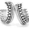 Brighton Telluride Sunburst Hoop Earrings Silver Best