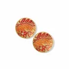 Brighton Terra Gold Post Earrings Gold-Red Discount