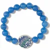 Brighton Terra Stretch Bracelet Silver-Blue Best
