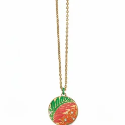 Brighton Terra Tropica Reversible Necklace Gold-Multi Fashion