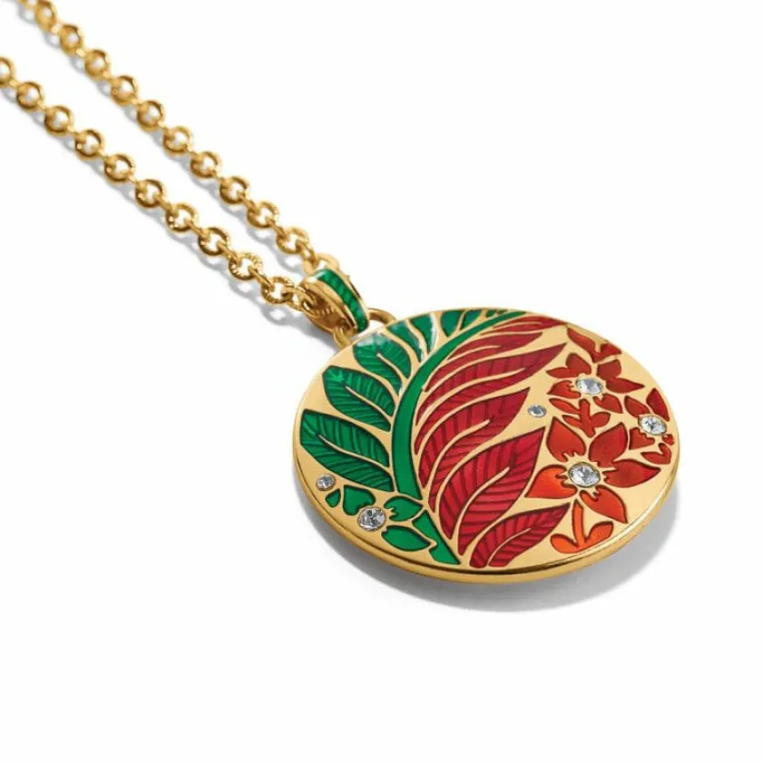 Brighton Terra Tropica Reversible Necklace Gold-Multi Fashion