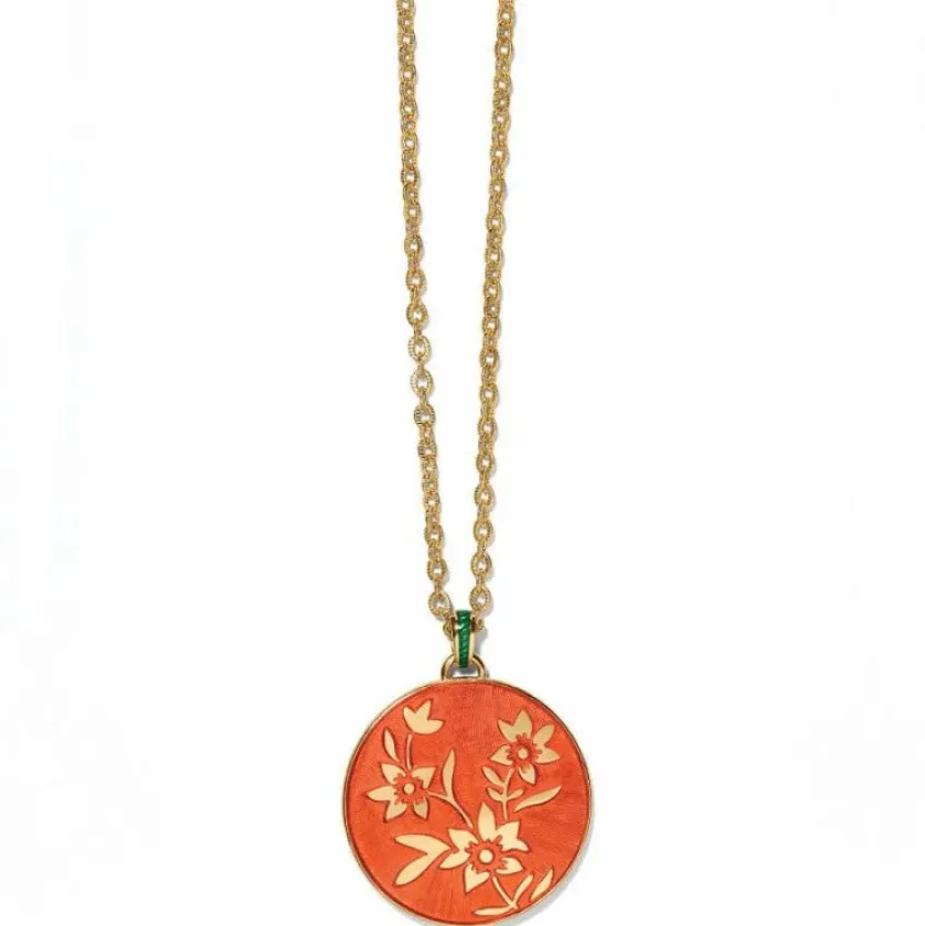 Brighton Terra Tropica Reversible Necklace Gold-Multi Fashion