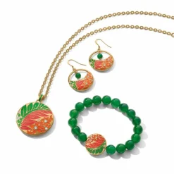 Brighton Terra Tropica Stretch Bracelet Green Clearance