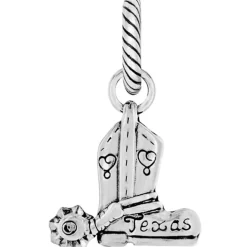 Brighton Texas State Charm Silver Hot