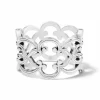 Brighton Toledo Wide Hinged Bangle Silver Hot