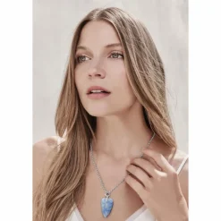 Brighton Toledo With Love Quartz Necklace Blue Sale