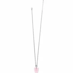 Brighton Toledo With Love Rose Quartz Necklace Pink Clearance