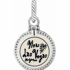 Brighton Travel Vegas Charm Silver New