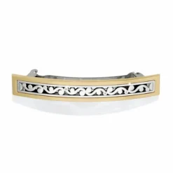 Brighton True Love Large Barrette Silver-Gold Best